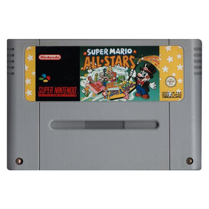 SNES Super Mario All-Stars (Losse Cassette), Spelcomputers en Games, Spelcomputers | Nintendo Super NES, Zo goed als nieuw, Verzenden