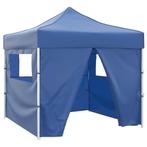 vidaXL Vouwtent met 4 zijwanden 3x3 m blauw, Verzenden, Nieuw