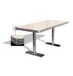 Bel Air Tafel TO-29W Antiek Wit, Ophalen, Gebruikt