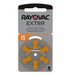 Rayovac Hoorapparaat batterij 13AU oranje (6 stuks), Diversen, Verpleegmiddelen, Nieuw, Ophalen of Verzenden