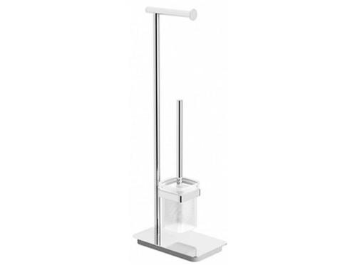 Veiling - Beaux staande closetrol -en borstelhouder Ulis chr, Doe-het-zelf en Verbouw, Sanitair