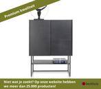 XOOON Carving highboard eiken fineer/metalen frame 120x42 cm, Huis en Inrichting, Kasten | Dressoirs, Ophalen of Verzenden, Nieuw
