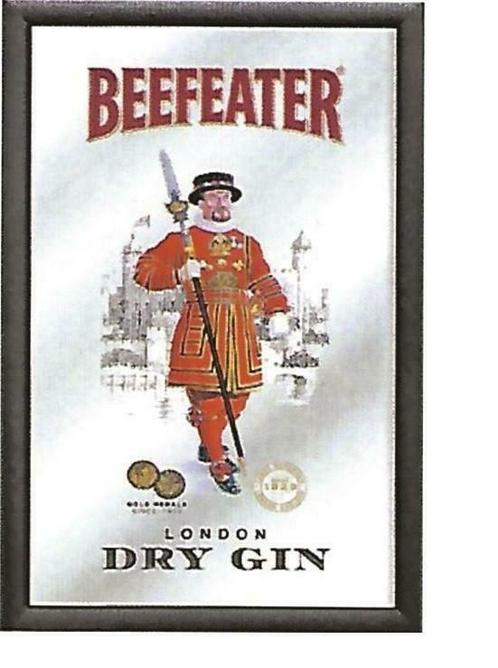 Beefeater spiegel, Huis en Inrichting, Woonaccessoires | Spiegels, Nieuw, Verzenden
