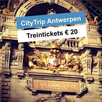 Treinkaartjes naar Antwerpen v.a. € 20 beschikbaar voor biedingen