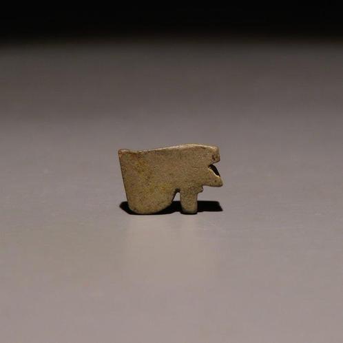 Oud-Egyptisch Steen Udjat-amulett. Late Periode, 664 - 332, Verzamelen, Mineralen en Fossielen