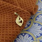 Gouden hanger met zirconia. (Hanger of bedel), Ophalen of Verzenden, Gebruikt, Goud, Overige merken