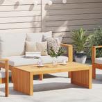vidaXL Tuin Koffietafel 110x55x35 cm van Massief Acaciahout, Huis en Inrichting, 100 tot 150 cm, Verzenden, Nieuw, 50 tot 100 cm