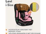 Lionelo Levi i-Size Autostoel - Groep 1/2/3 - 5-puntsgordel, Verzenden, Zo goed als nieuw