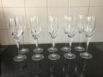 Champagneglas (10) - Toscane - Kristal - Deep cut