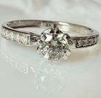 Zonder minimumprijs - Statement ring - 14 karaat Witgoud -