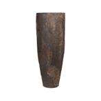 Pot Pottery Pots Oyster  Dax  XL Imperial Brown - H97cm, Huis en Inrichting, Woonaccessoires | Vazen, Nieuw, Steen, 75 cm of meer