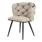Rock Chair Beige – Moderne Eetkamerstoelen in Naturel Look (, Huis en Inrichting, Stoelen, Ophalen, Nieuw