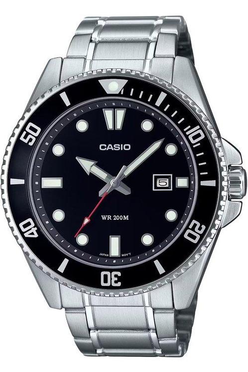 Casio Casio Collection MDV-107D-1A1VEF Horloge - Staal - Zil, Sieraden, Tassen en Uiterlijk, Horloges | Heren, Nieuw, Verzenden