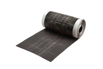 Ubbink Airtec Nok- en hoekkeper ALU 330mm x 5m zwart beschikbaar voor biedingen