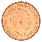 Gouden 10 Gulden Wilhelmina 1927 Pr+, Verzenden