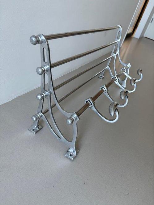 Kapstok - Aluminium, IJzer - Trein kapstok art deco, Antiek en Kunst, Curiosa en Brocante