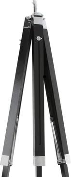 Vloerlamp - Staande lamp - 103-148 cm - Zwart - Jago, Verzenden, Zo goed als nieuw