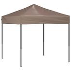 Partytent inklapbaar 2x2 m taupe (Goedkope Partytent), Verzenden, Nieuw, 2 meter of meer, Partytent