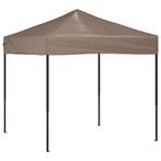 Partytent inklapbaar 2x2 m taupe (Goedkope Partytent), Tuin en Terras, Partytenten, Verzenden, Nieuw, 2 meter of meer, Partytent