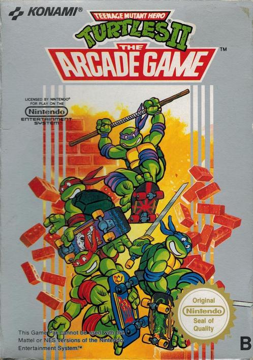 Turtles 2 the Arcade Game (Nintendo (NES)), Spelcomputers en Games, Games | Nintendo NES, Gebruikt, Verzenden