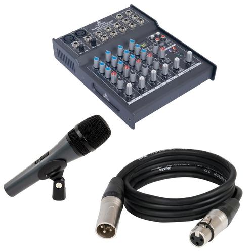 Sennheiser e 845s met mixer en kabel, Muziek en Instrumenten, Microfoons, Verzenden