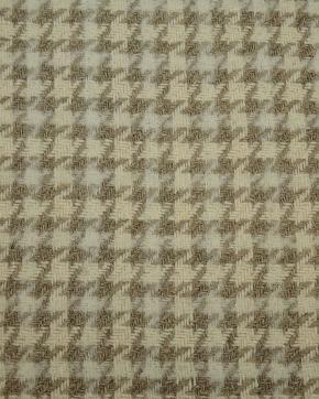 Wol Mix Pied De Poule Groen, Hobby en Vrije tijd, Stoffen en Lappen, Groen, Nieuw