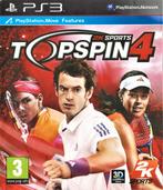 Playstation 3 Top Spin 4, Verzenden, Zo goed als nieuw