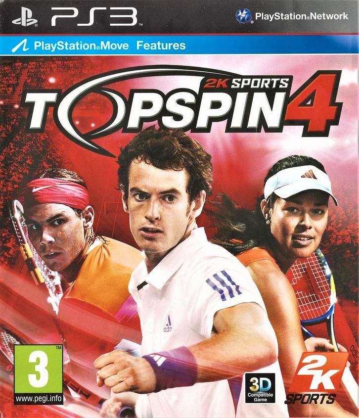 Playstation 3 Top Spin 4, Spelcomputers en Games, Games | Sony PlayStation 3, Zo goed als nieuw, Verzenden