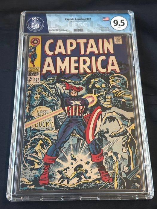 Captain America #107 - EGC 9.5 - If the Past Be Not Dead..., Boeken, Strips | Comics