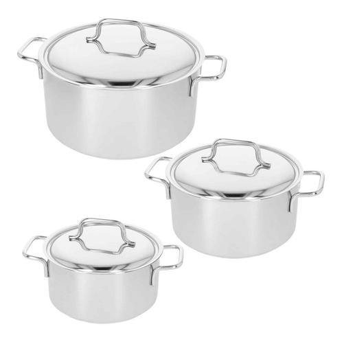 Demeyere Apollo 7 Kookpannenset – 3 Delig, Huis en Inrichting, Keuken | Potten en Pannen, Verzenden