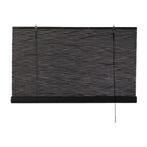 Bamboe rolgordijn - zwart - 180x180 cm, Nieuw, Verzenden