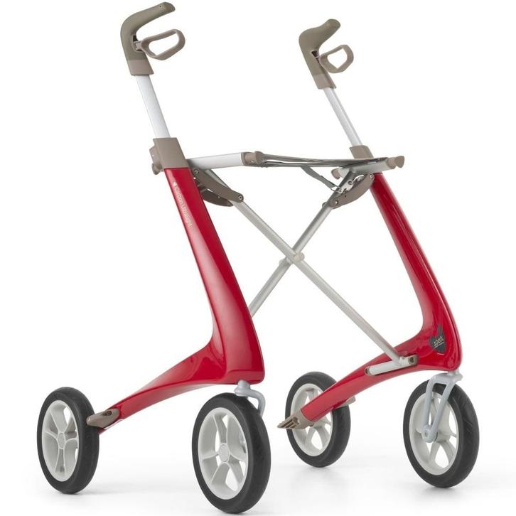 By ACRE Carbon ultralight rollator Wide - Rood, Diversen, Rollators, Ophalen of Verzenden