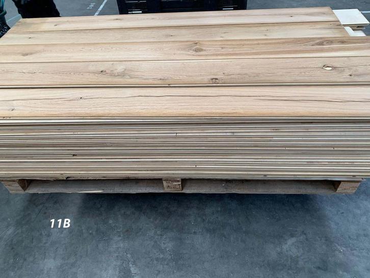 Restpartij 2,86 m2 eiken multiplank, Doe-het-zelf en Verbouw, Vloerdelen en Plavuizen, 10 tot 30 cm, 150 cm of meer, Minder dan 5 m²