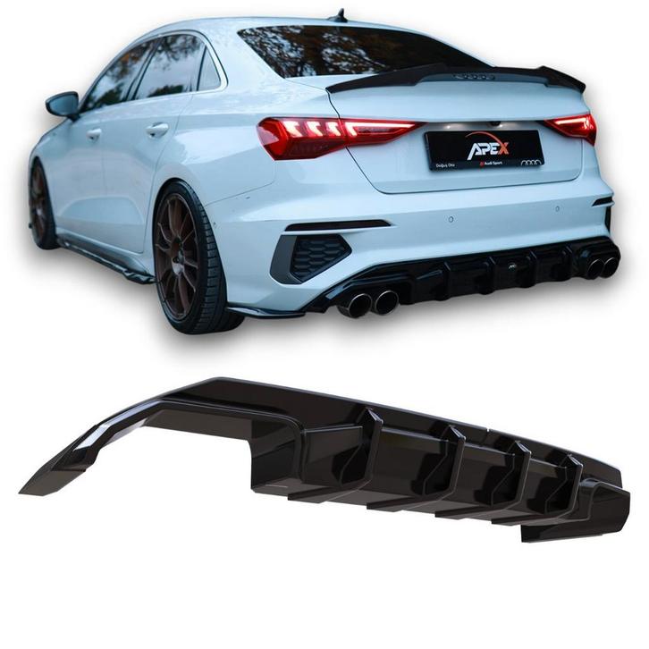 APEX - Diffuser geschikt voor Audi S3 8Y Sedan (2020-2024), Auto diversen, Tuning en Styling, Ophalen of Verzenden