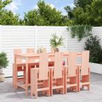 vidaXL 9-delige Tuinset massief douglashout, Tuin en Terras, Tuinsets en Loungesets, Verzenden, Nieuw, Meer dan 8 zitplaatsen