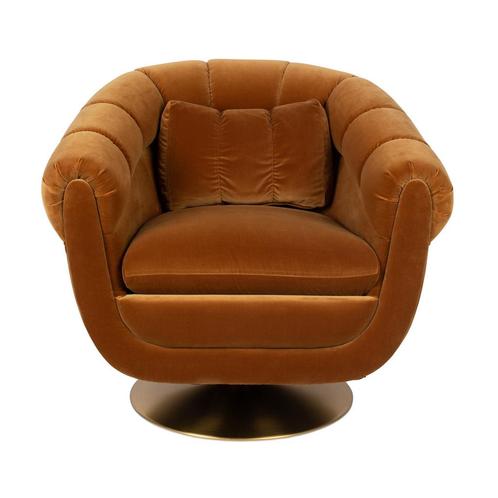 *WOONWINKEL* Dutchbone Member Draaibare Fauteuil Vintage Whi, Huis en Inrichting, Fauteuils, Nieuw, Stof, Verzenden