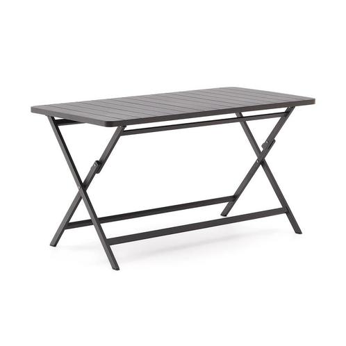 *WOONWINKEL* Kave Home Torreta Inklapbare Tuintafel Aluminiu, Tuin en Terras, Tuinsets en Loungesets, Nieuw, Verzenden