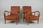 Fauteuil (2) - Fauteuils in Art Decò-stijl uit de jaren 50, Antiek en Kunst