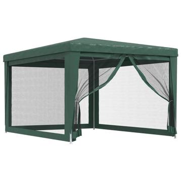 Feesttent 3x4m Groen met Gaas | Retourdeal | 40% (partytent) beschikbaar voor biedingen