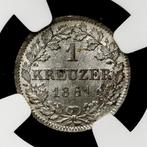 Duitsland, Beieren Kreuzer 1861 - NGC MS65
