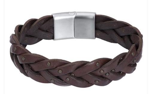 Bracelet Thomas, Sieraden, Tassen en Uiterlijk, Armbanden, Bruin, Nieuw, Leer, Ophalen of Verzenden