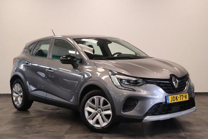 Zakelijke Lease |  Renault Captur 1.6 E-Tech Hybrid 145 Zen, Auto's, Renault, Onderhoudsboekje, Lease, Grijs, Automaat, SUV of Terreinwagen