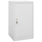 vidaXL Zadelkast 53x53x105 cm staal lichtgrijs, Dieren en Toebehoren, Paarden en Pony's | Overige Paardenspullen, Verzenden, Nieuw