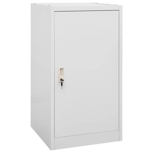 vidaXL Zadelkast 53x53x105 cm staal lichtgrijs, Dieren en Toebehoren, Paarden en Pony's | Overige Paardenspullen, Nieuw, Verzenden