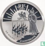 Frankrijk 1½ euro 2005 (PROOF) Bicentenary Austerlitz ba.., Verzenden, Losse munt, Goud