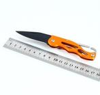 16CM outdoor survival mes - goud / zwart, Ophalen of Verzenden, Nieuw