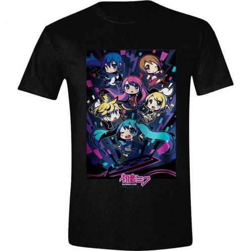 Gildan - Hatsune Miku – Kawaii Gang T-Shirt - Black - M, Verzamelen, Poppetjes en Figuurtjes, Ophalen of Verzenden