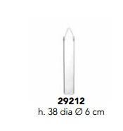 Glas glass tube 38 cm hoog 6 cm. hang c, Hobby en Vrije tijd, Knutselen, Nieuw, Ophalen of Verzenden