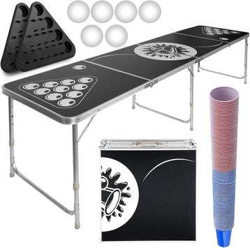Bierpongtafelset voor volwassenen - Inclusief 6 ballen, 100 beschikbaar voor biedingen