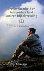 Verstaanbaarheid en betrouwbaarheid 9789082158816 Vries, Boeken, Gelezen, Vries, P. de, Verzenden